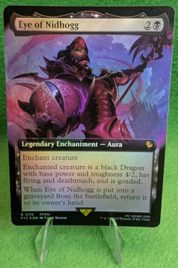 x1 Eye of Nidhogg - Foil - Extended Art R MTG Commander: Final Fantasy M/NM, Eng - Image 1