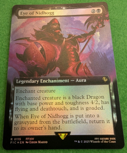 x1 Eye of Nidhogg - Foil - Extended Art R MTG Commander: Final Fantasy M/NM, Eng - Image 2