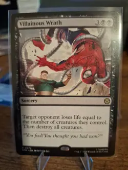 MTG Villainous Wrath #0074 Rare Marvel’s Spider-Man (SPM) - Image 1