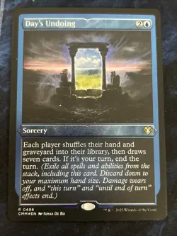 Day's Undoing (Foil Etched) Commander Masters Foil NM-M Unplayed MTG 0486 - Image 1