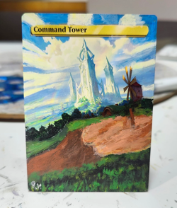 Command Tower MTG Alter Art EDH Commander Magic The Gathering - Image 1