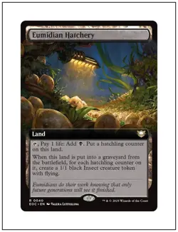 1x Eumidian Hatchery, Extended Art, Magic the Gathering MTG NM - Image 1