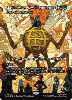 Arasta of the Endless Web (FOIL) x1 - MTG Marvel Universe MAR #32 - Image 1