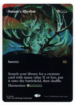 TCG Nature's Rhythm (Borderless), Tarkir: Dragonstorm (TDM) Regular Near Mint - Image 1