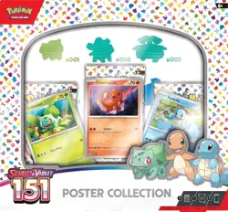 Pokemon - Scarlet & Violet 151 Poster Collection 3 Pack Box New SEALED - Image 2