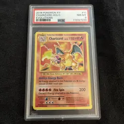 PSA 8 Charizard #11 Holo - 2016 Pokemon XY Evolutions 11/108 - Image 1