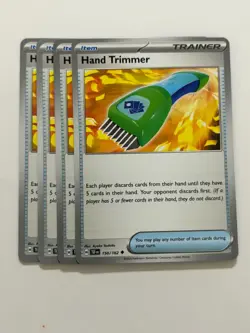 Pokemon Card Temporal Forces 4x Playset Hand Trimmer 150/162 NM - Image 1