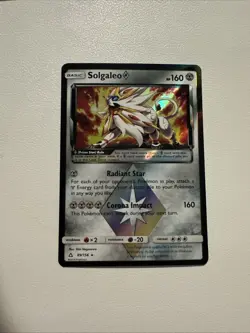 Pokemon TCG Solgaleo Prism Ultra Prism 89/156 Reverse Holo Holo Rare - Image 1