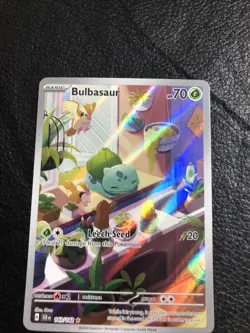 B6 Bulbasaur 143/142 - Stellar Crown - Illustration Rare - Pokemon TCG - Image 1