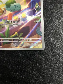 B6 Bulbasaur 143/142 - Stellar Crown - Illustration Rare - Pokemon TCG - Image 4
