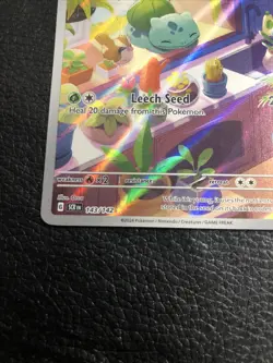 B6 Bulbasaur 143/142 - Stellar Crown - Illustration Rare - Pokemon TCG - Image 5