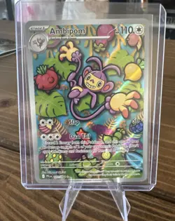 Pokemon Ambipom 107/094 Illustration Rare Phantasmal Flames - Image 1