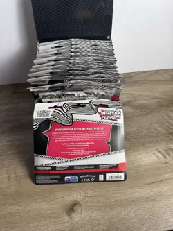 Pokemon TCG Scarlet Violet 10.5 White Flare 3Pk Blister Tech Sticker Collection - Image 3