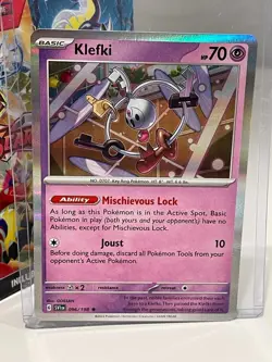 Klefki - 096/198 Pokemon TCG Scarlet & Violet Base Set Holo Rare - Image 1