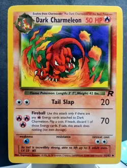 Pokemon TCG: Dark Chameleon #32/82 WOTC Team Rocket Unlimited Vintage - Image 1