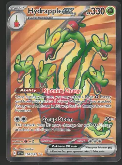 Hydrapple ex 156/142 Ultra Rare Pokemon TCG SV07: Stellar Crown NM - Image 1