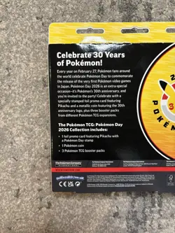 Pokemon Day 30th Collection Box 2026 TCG | New & Sealed ✅ - Image 4
