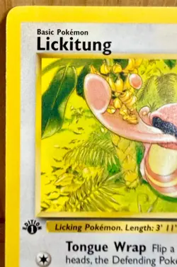 Lickitung 38/64 Jungle Set 1st Edition Uncommon 1999 Vintage Pokemon TCG - Image 2