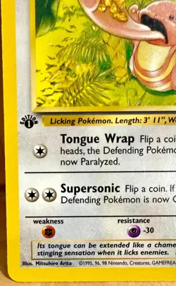 Lickitung 38/64 Jungle Set 1st Edition Uncommon 1999 Vintage Pokemon TCG - Image 3