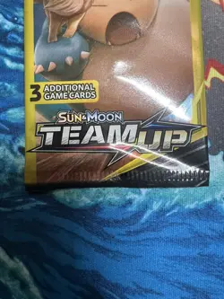 Pokemon TCG Sun & Moon Team Up Mini Booster Pack Snorlax & Eevee Sealed 7.56G - Image 4