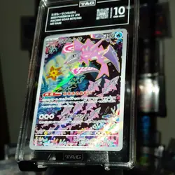 Pokemon Veluza Ancient Roar 070/066 Art Rare Holo 120 HP TAG 10 Japanese - Image 3