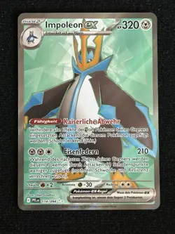 Pokemon Fatale Flammen / Phantasmal Flames PFL DE 114/094 Impoleon Ex - Image 1