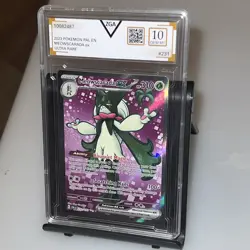 2023 Pokemon Paldea En #231 Meowscarada ex Ultra Rare, Graded ZGA 10 - Image 1