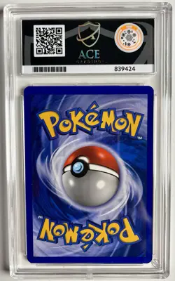 Pokemon TCG Hitmonchan Base Set Holo 7/102 Graded Ace 7 Near Mint - Image 3