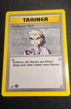 Pokemon TCG Professor Eich 88/102 ✨ 1. Edition Basis Set Deutsch 🇩🇪 Near Mint - Image 2