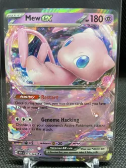 Mew ex - 151/165 Double Rare Scarlet and Violet 151 Pokemon TCG - Image 1