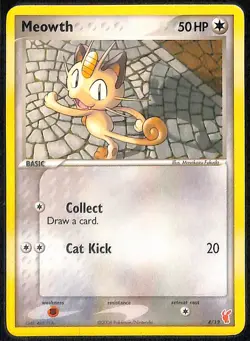 Pokemon - Meowth - EX Trainer Kit 2: Plusle & Minun - 4/12 - NM/M - Image 1