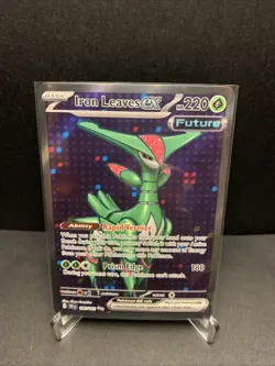 Iron Leaves EX 186/162 Near Mint Ultra Rare Holofoil Temporal Forces Pokemon - Image 1