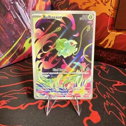 Pokemon Bulbasaur 133/132 Me01: Mega Evolution Full Art Holo Basic 80 HP - Image 1