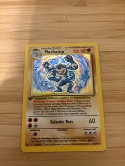 Pokemon TCG Machamp Base Set 8/102 Holo Holo Rare - Image 2