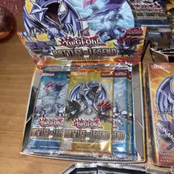 Yugioh Mega Sealed Lot 98 Packs 1 Sealed Box - Image 3