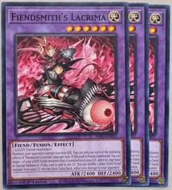 Fiendsmith's Lacrima x3 INFO-EN035 Yugioh! 1st Ed Common Playset - Image 1