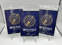One Piece CCG TS02 Sealed Promo Bundle: P-073 Sabo, P-074 Ace, P-075 Luffy - Image 2