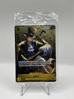 One Piece CCG TS02 Sealed Promo Bundle: P-073 Sabo, P-074 Ace, P-075 Luffy - Image 5