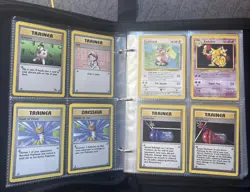 Pokemon 218 Card Binder Lot Vintage WOTC Non Holo Jungle Fossil Base Set 2 - Image 4