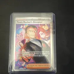 Pokemon TCG Team Rocket's Giovanni Destined Rivals Card 238/182 NM - Image 1