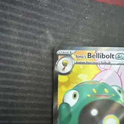 Iono's Bellibolt EX Holo-Pokemon TCG Card 172/159 SV Journey Together Ultra Rare - Image 2