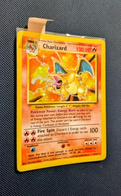 Charizard 4/102 Base Set Holo Rare Pokemon Card - Not Psa - Holy Grail Card - Image 1