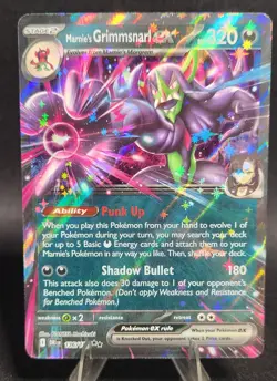 Marnie’s Grimmsnarl ex Full Art 136/DRI Pokemon Card Holo Ultra Rare NM - Image 1