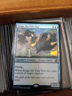 Keiga, the Tide Star FOIL Iconic Masters NM Blue Rare MAGIC MTG CARD ABUGames - Image 1