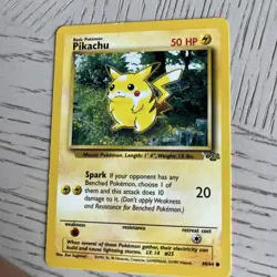Pokemon Card 1999 Pikachu 60/64 Jungle Vintage - Image 1
