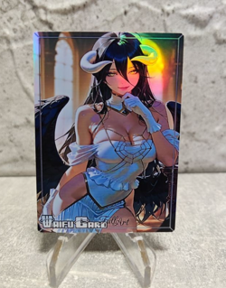 Albedo Trading Card Waifu Goddess Story Anime Girl holo Karte Manga Full Art - Image 1