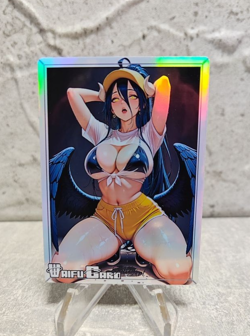 Albedo Trading Card Waifu Goddess Story Anime Girl holo Karte Manga FullArt - Image 1