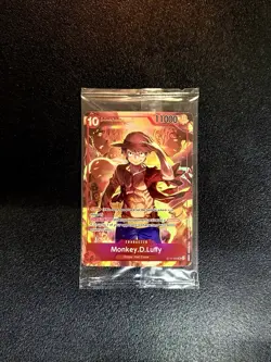 One Piece Card Game 🏴‍☠PROMO Monkey.D.Luffy OP10-006 TreasureBooster Sealed - Image 1