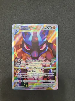 NM Lucario VSTAR SWSH291 SWSH: Sword & Shield Promo Cards Holo - Image 2