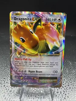 Pokemon TCG Dragonite EX Holo Ultra Rare Card 72/108 Evolutions Lightly Played - Image 1